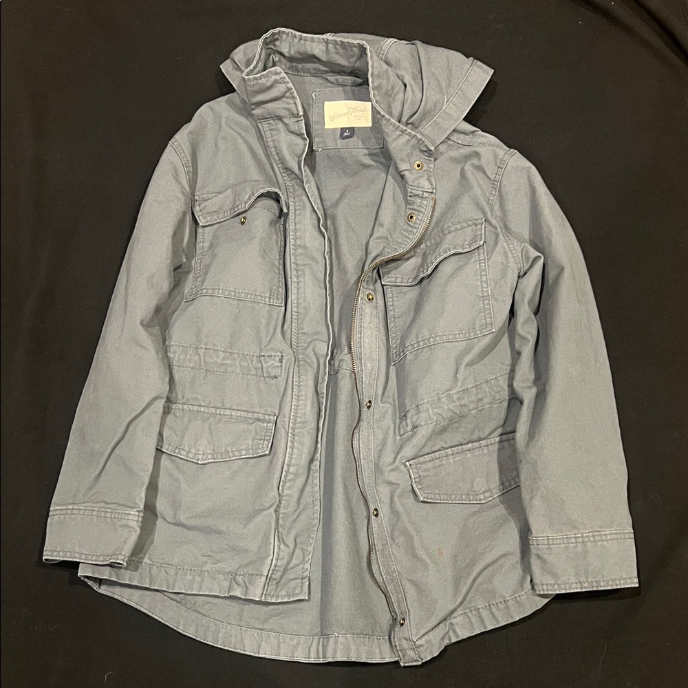 Gray Hooded Universal Thread Jacket - image 1